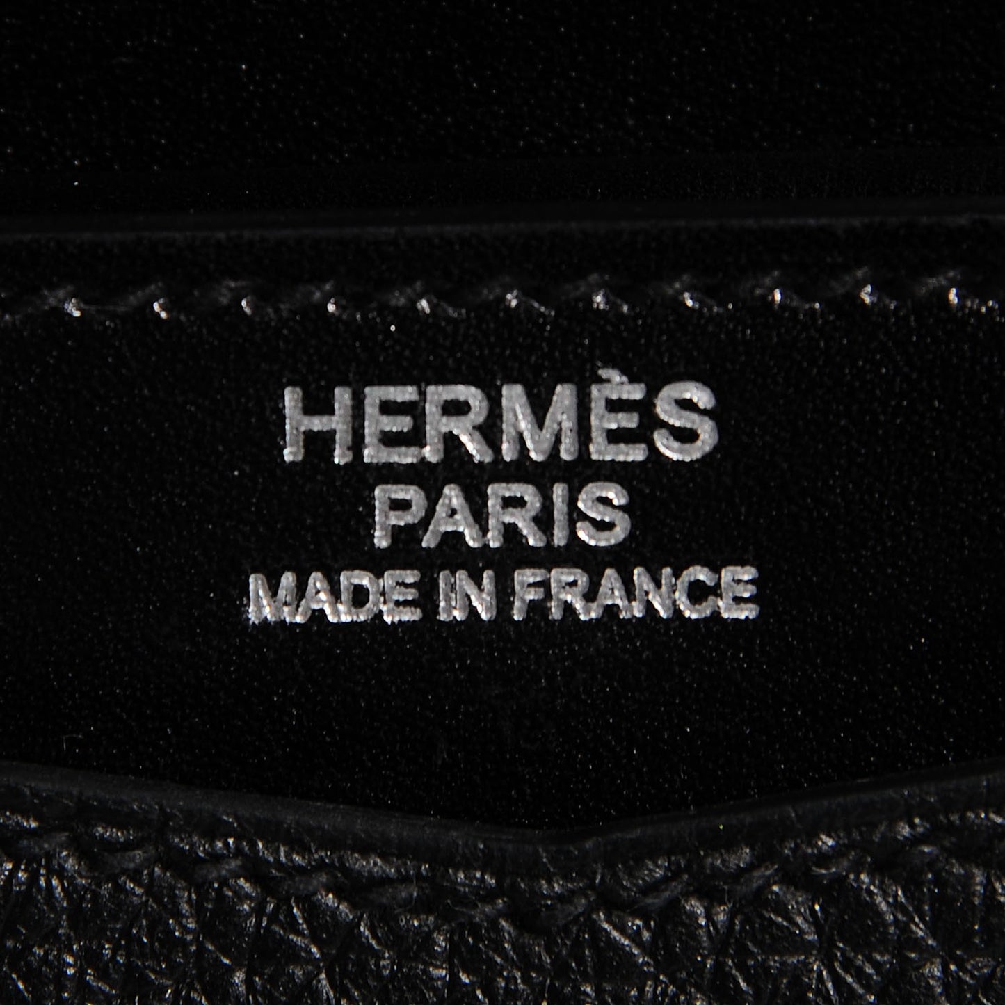 Box Calf Taurillon Clemence Faco Clutch Black