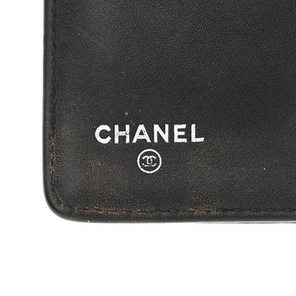 Chanel Patent Calfskin Quilted Boy Yen Wallet Black 7 of 9