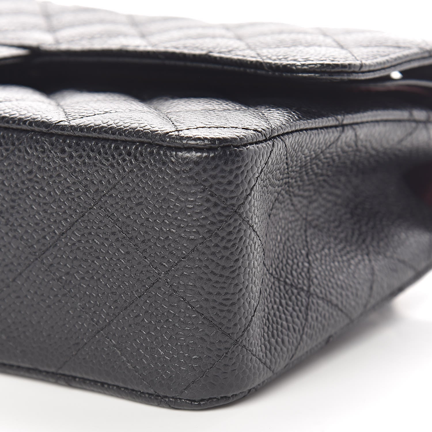 Chanel Caviar Quilted Medium Double Flap Black 10 of 11