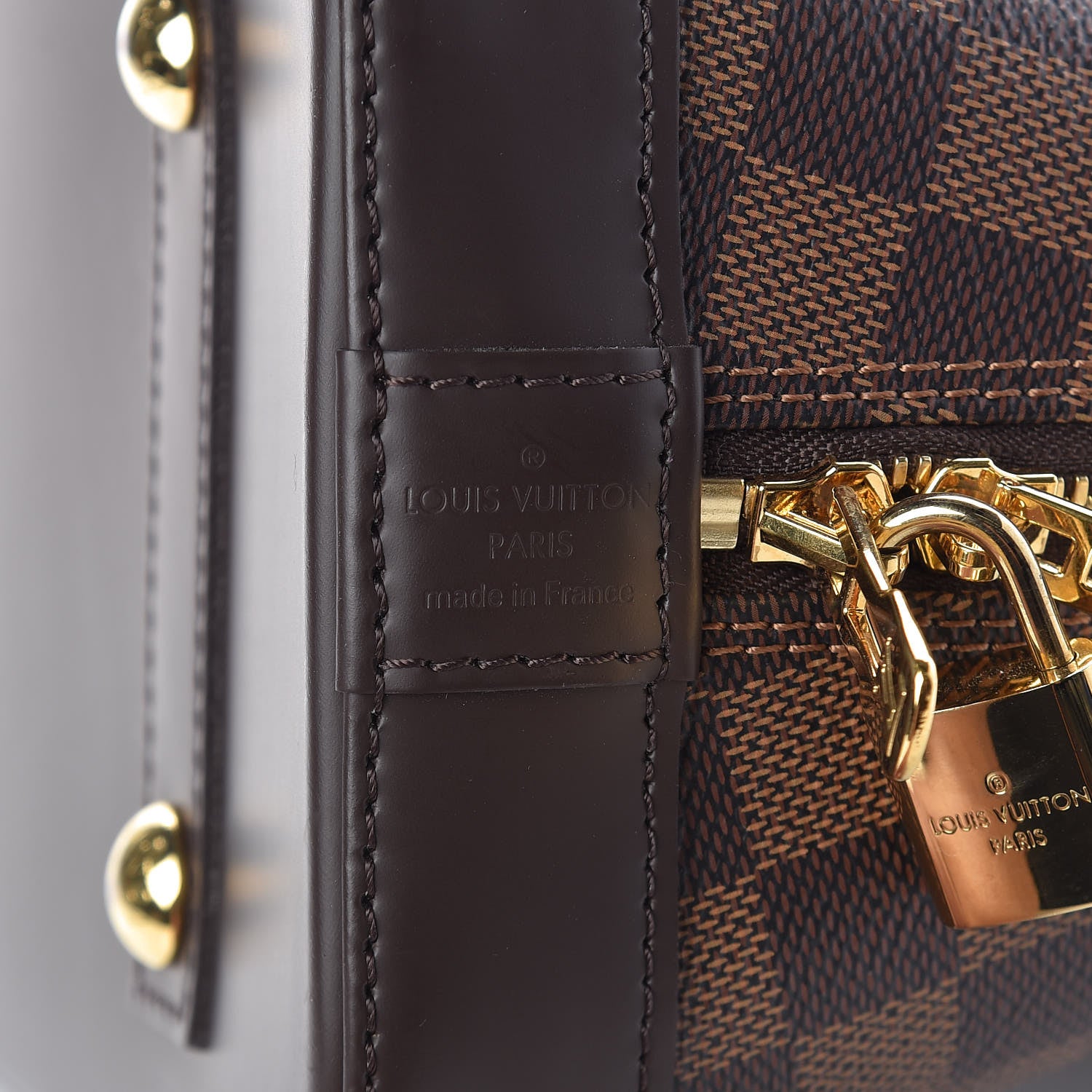 Louis Vuitton Damier Ebene Alma PM 6 of 9