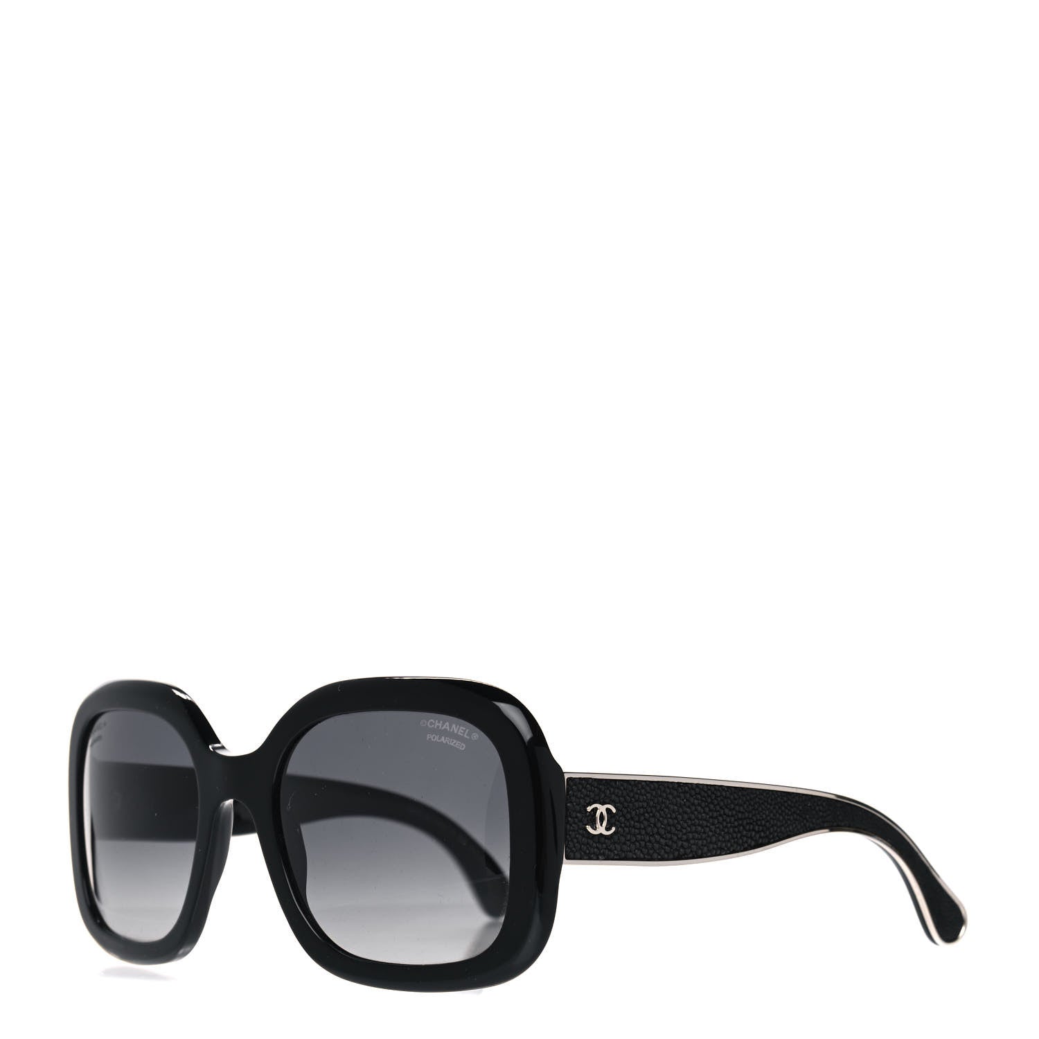Chanel Stingray Polarized CC Sunglasses 5272-Q Black 1 of 4