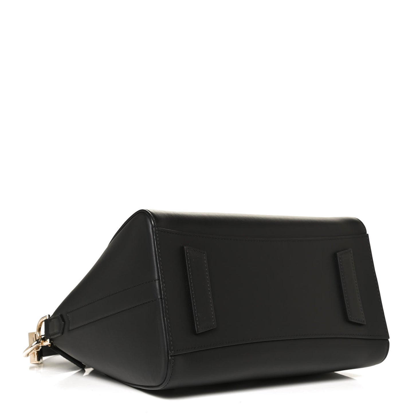 Shiny Lord Calfskin Small Antigona Black