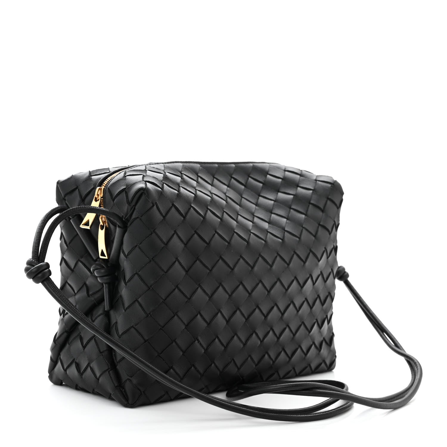 Bottega Veneta Nappa Intrecciato Medium Loop Camera Bag Black 3 of 9