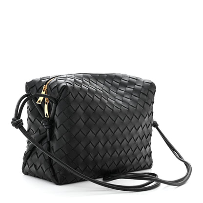 Bottega Veneta Nappa Intrecciato Medium Loop Camera Bag Black 3 of 9