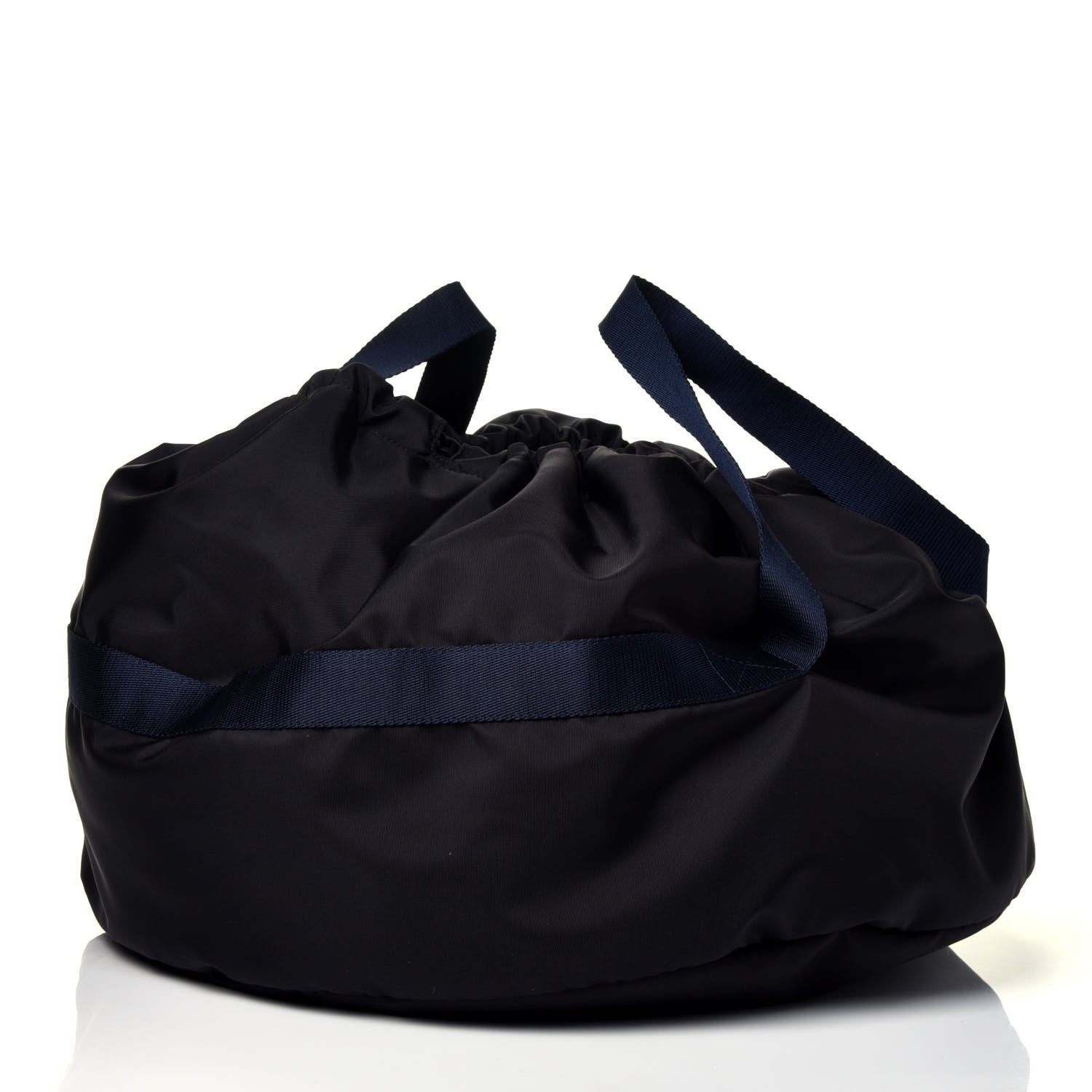 Balenciaga Textured Sport Nylon Logo Embroidered S Wheel Gym Bag Black Bleu Navy 3 of 10