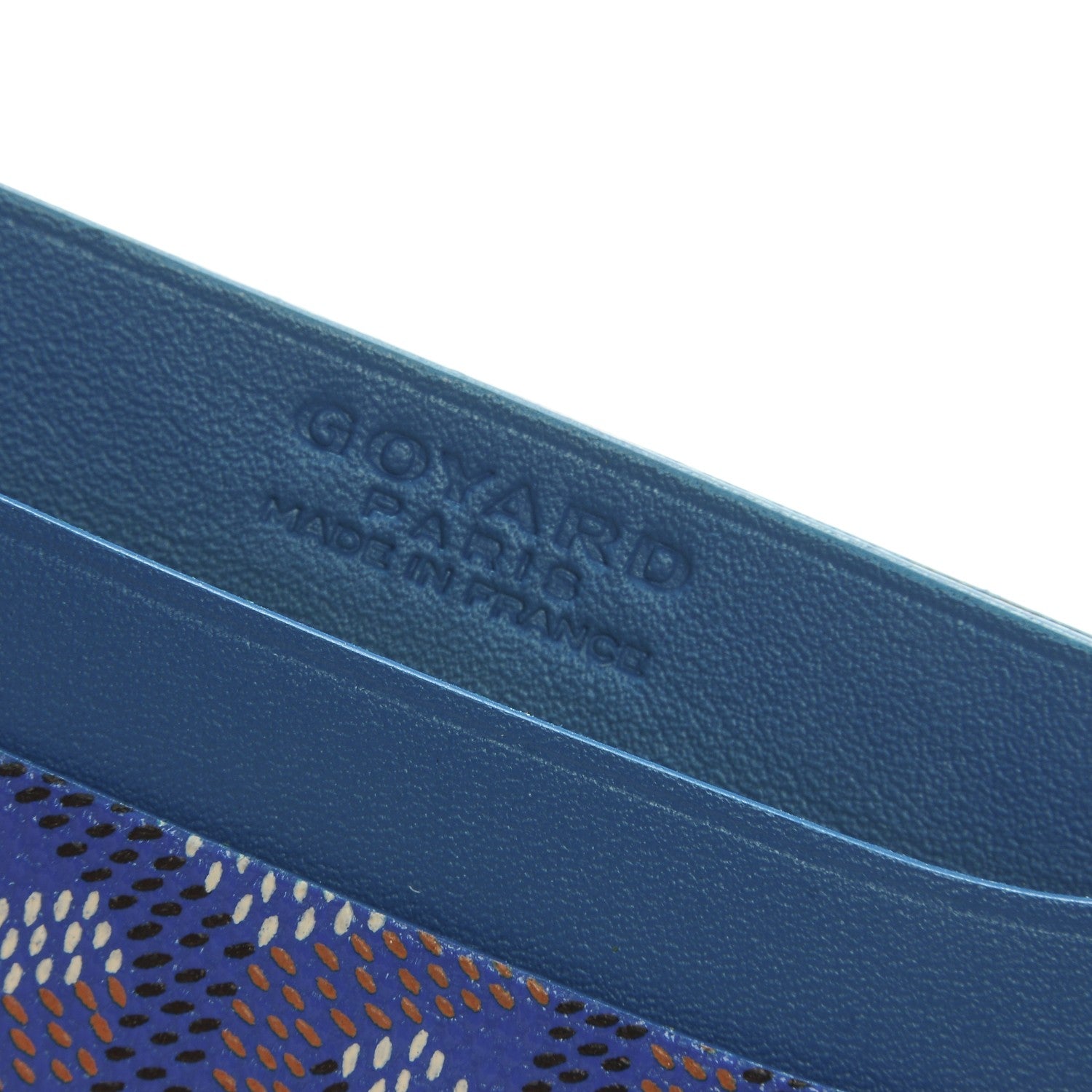 Goyard Goyardine Saint Sulpice Card Holder Sky Blue 5 of 7