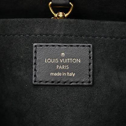 Louis Vuitton Raffia Petit Bucket Black 6 of 9