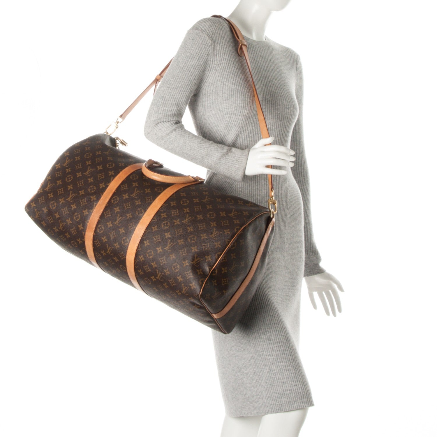 Louis Vuitton Monogram Keepall Bandouliere 55 2 of 10