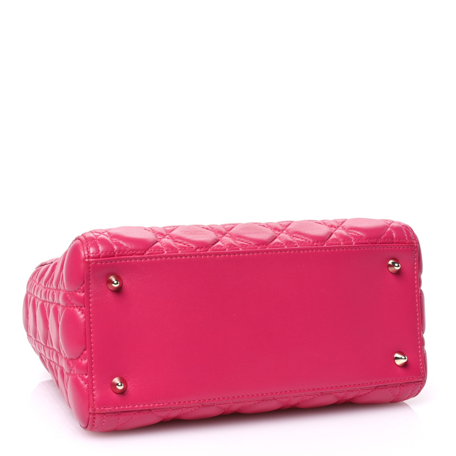 Christian Dior Lambskin Cannage Medium Lady Dior Pink 4 of 10