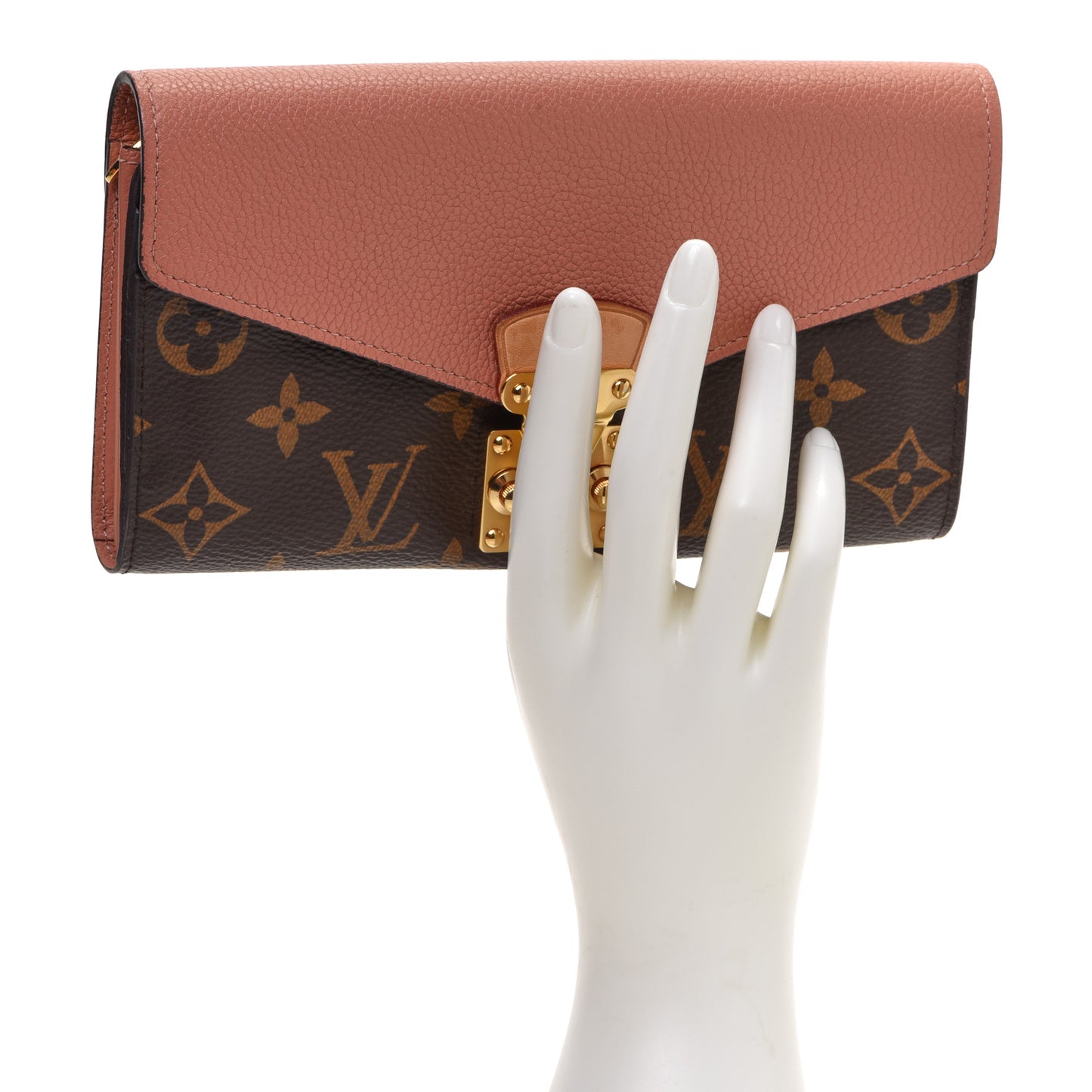 Monogram Pallas Wallet Peach