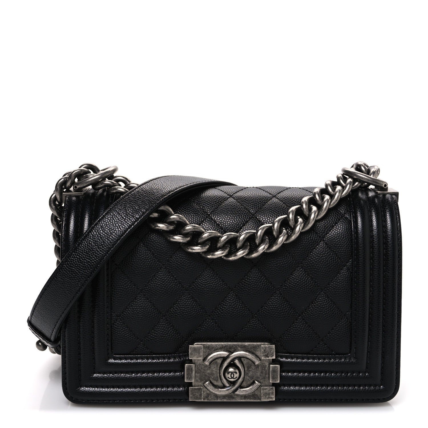 Chanel Caviar Quilted Small Boy Flap Black 1 of 10