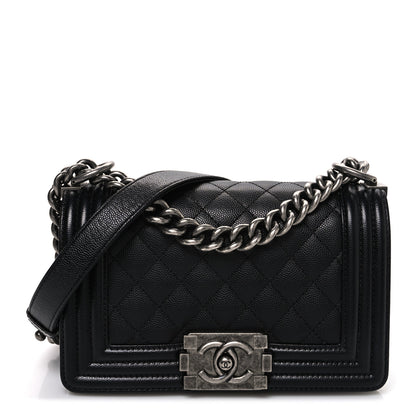 Chanel Caviar Quilted Small Boy Flap Black 1 of 10