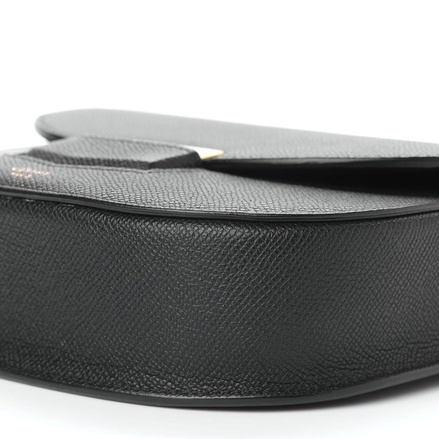 Grained Calfskin Small Trotteur Black