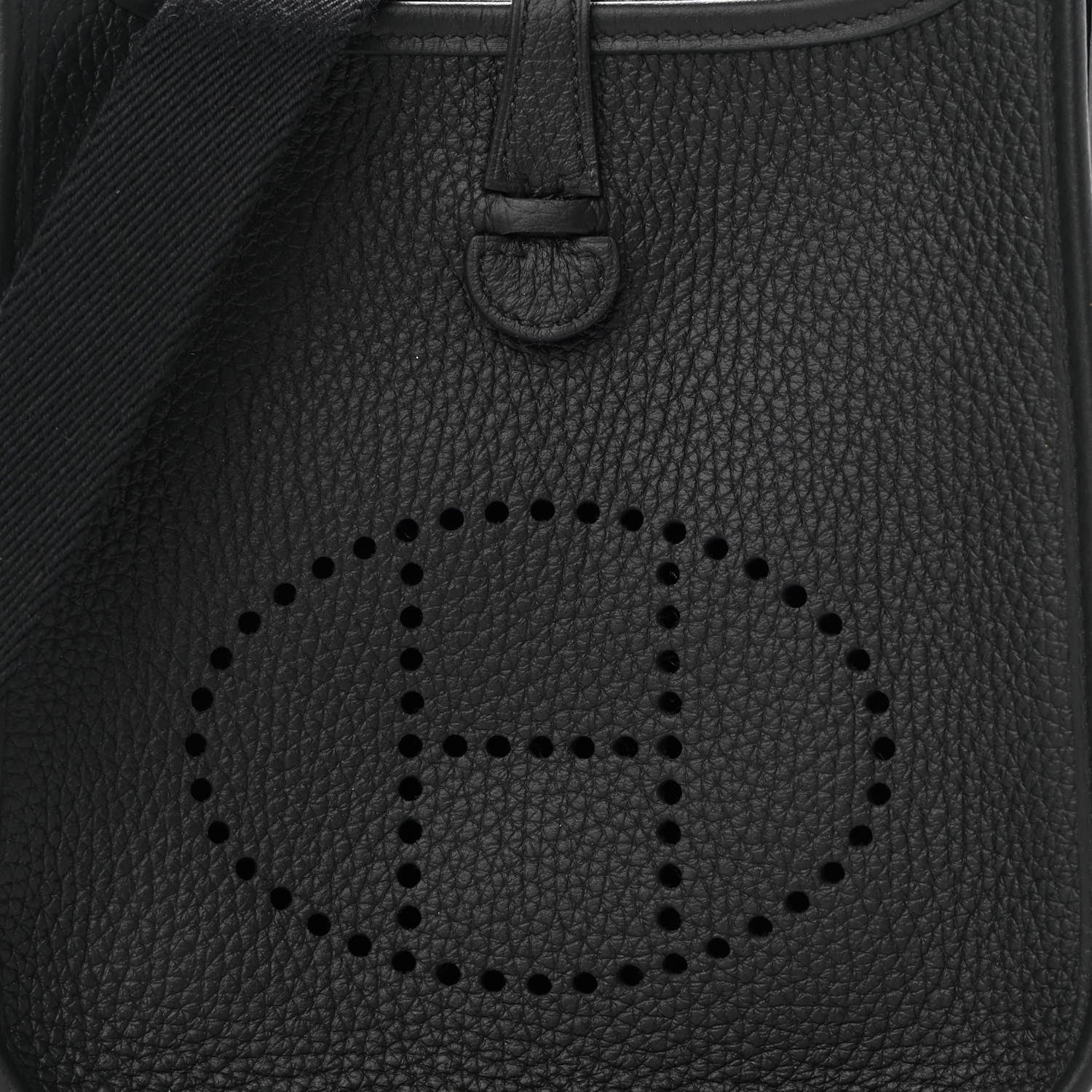 Hermes Taurillon Clemence Evelyne TPM Black 8 of 10