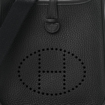 Hermes Taurillon Clemence Evelyne TPM Black 8 of 10
