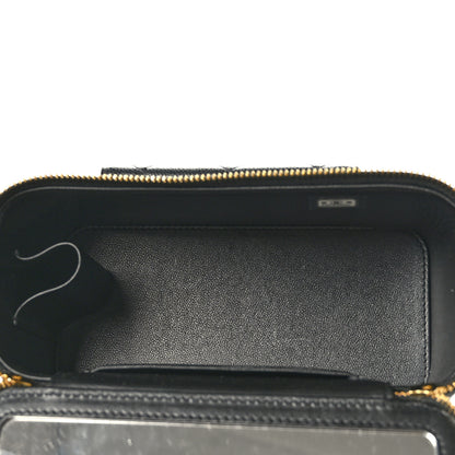 Chanel Caviar Quilted Polly Pocket East West Top Vanity With Chain Black 6 of 11