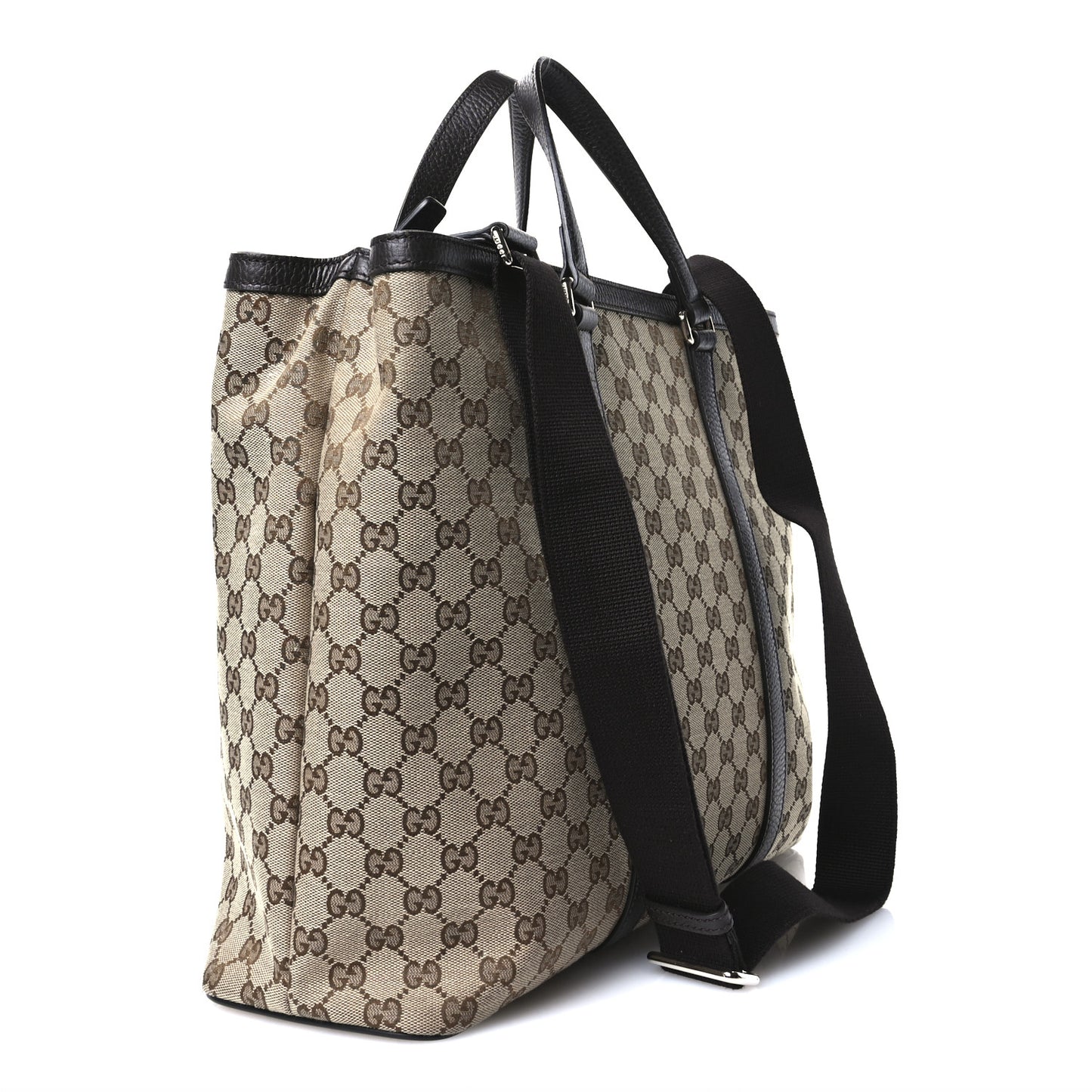 GG Monogram Large Joy Tote Bag Dark Brown