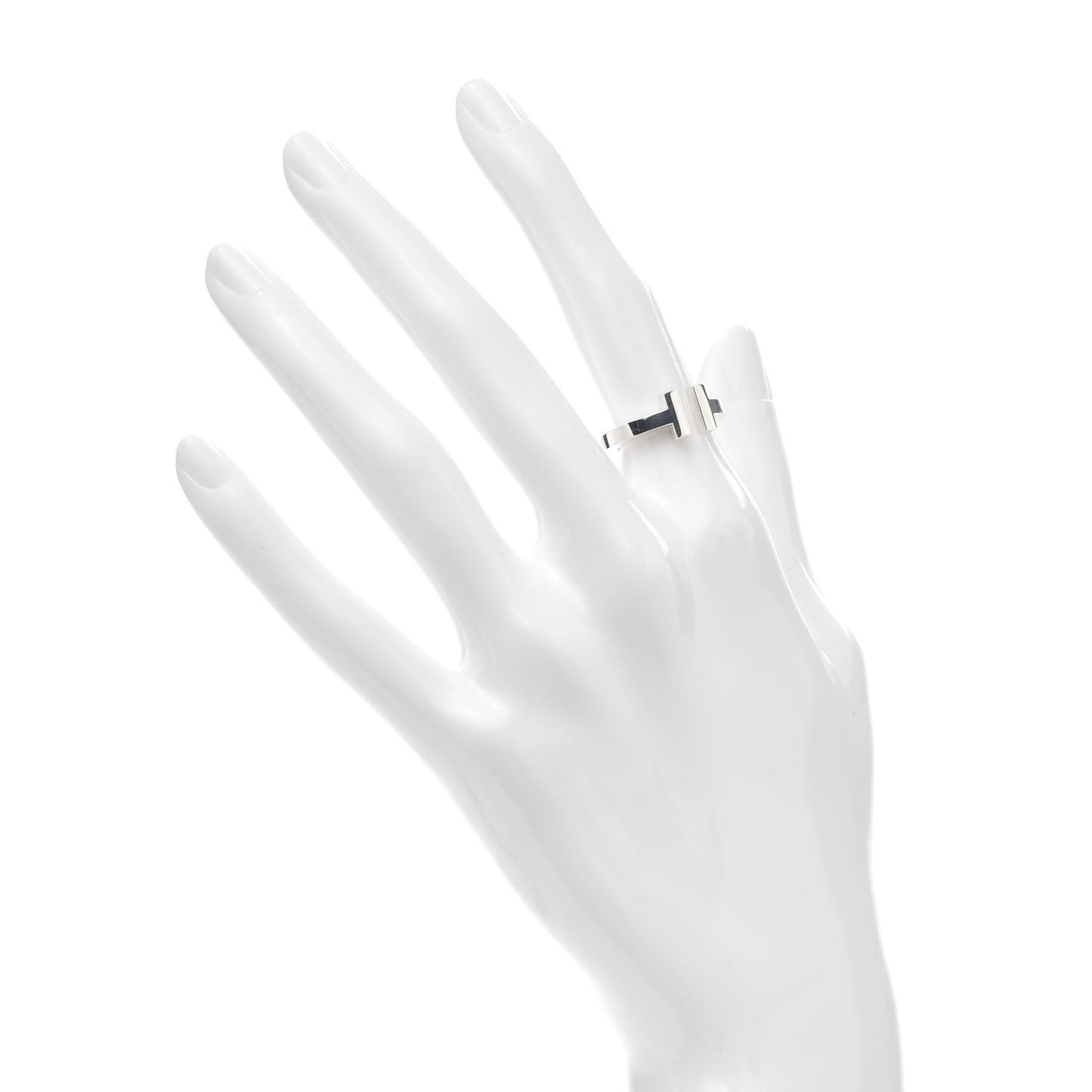 Sterling Silver T Square Ring 49 5
