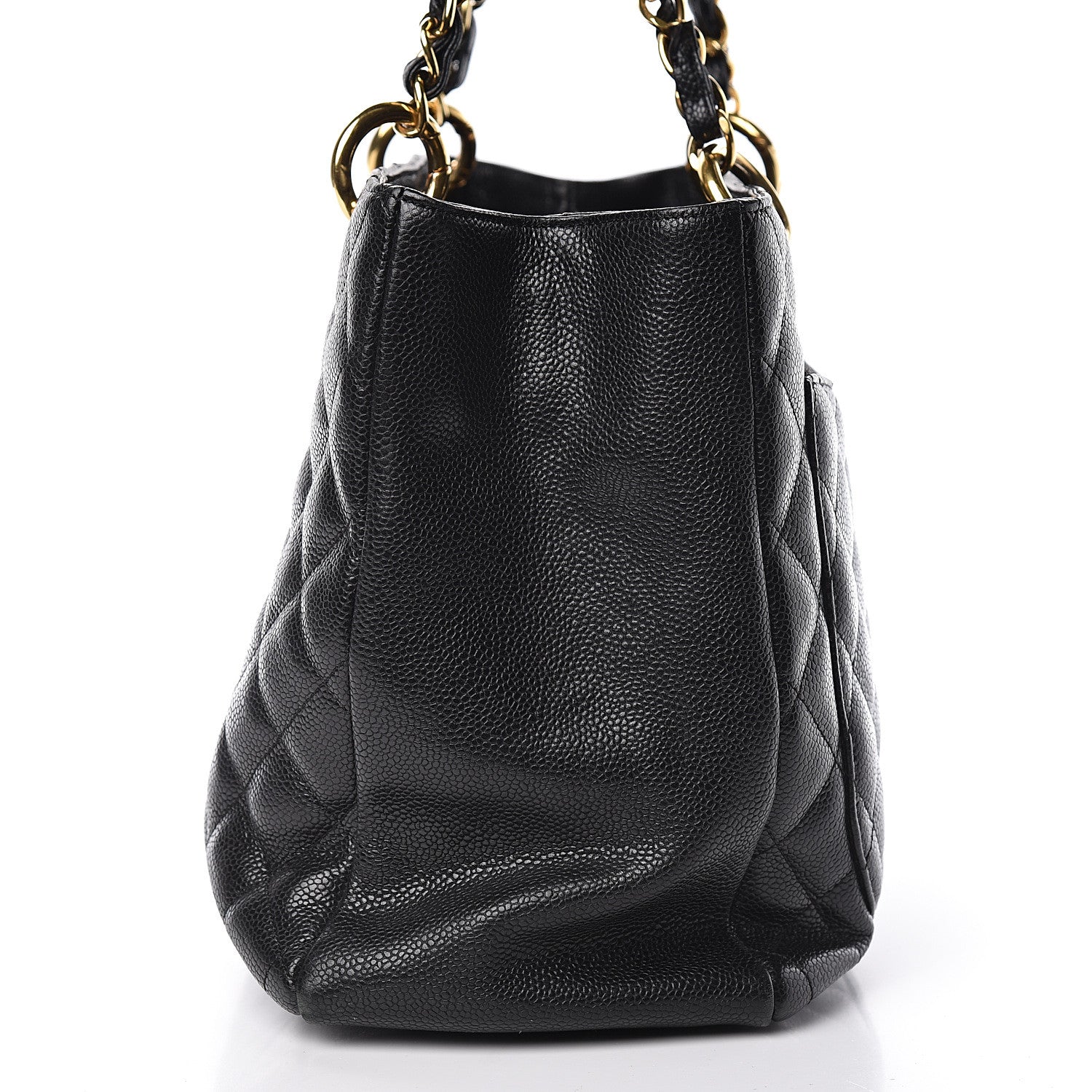 Chanel Caviar Quilted Grand Shopping Tote GST Black 9 of 15