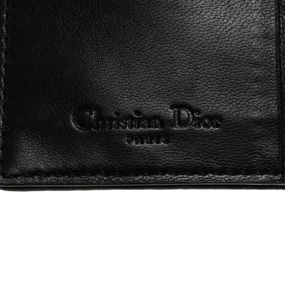 Christian Dior Lambskin Cannage Small Lady Dior Flap Card Holder Black 6 of 8