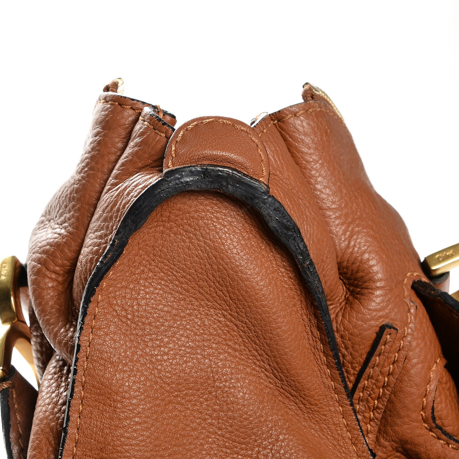 Chloe Calfskin Large Marcie Satchel Tan 14 of 17