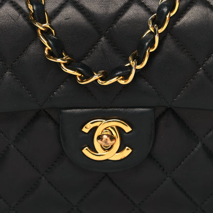 Chanel Lambskin Quilted Mini Square Flap Black 8 of 13