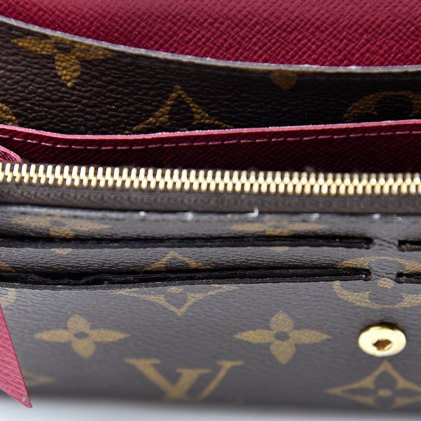 Monogram Emilie Wallet Fuchsia