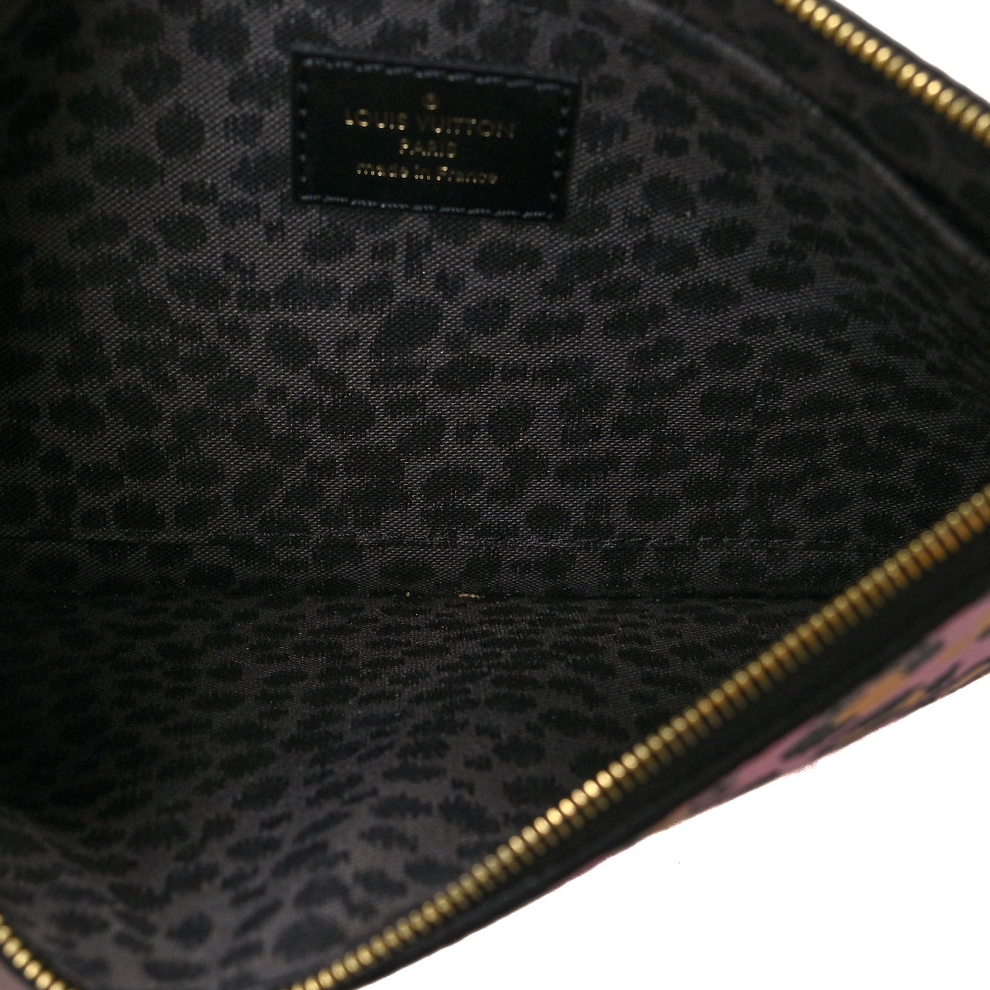 Monogram Giant Wild At Heart Neverfull MM Black