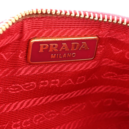Prada Saffiano Lux Crossbody Bag Peonia 6 of 10