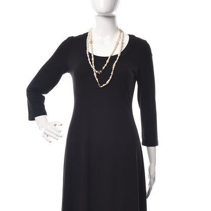 Chanel Graduated Pearl CC Long Necklace Light Gold 2 of 8