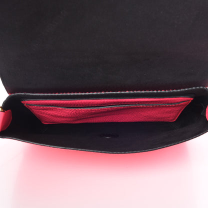 Burberry Calfskin Smooth Grain Small Burleigh Crossbody Bag Neon Pink 7 of 15