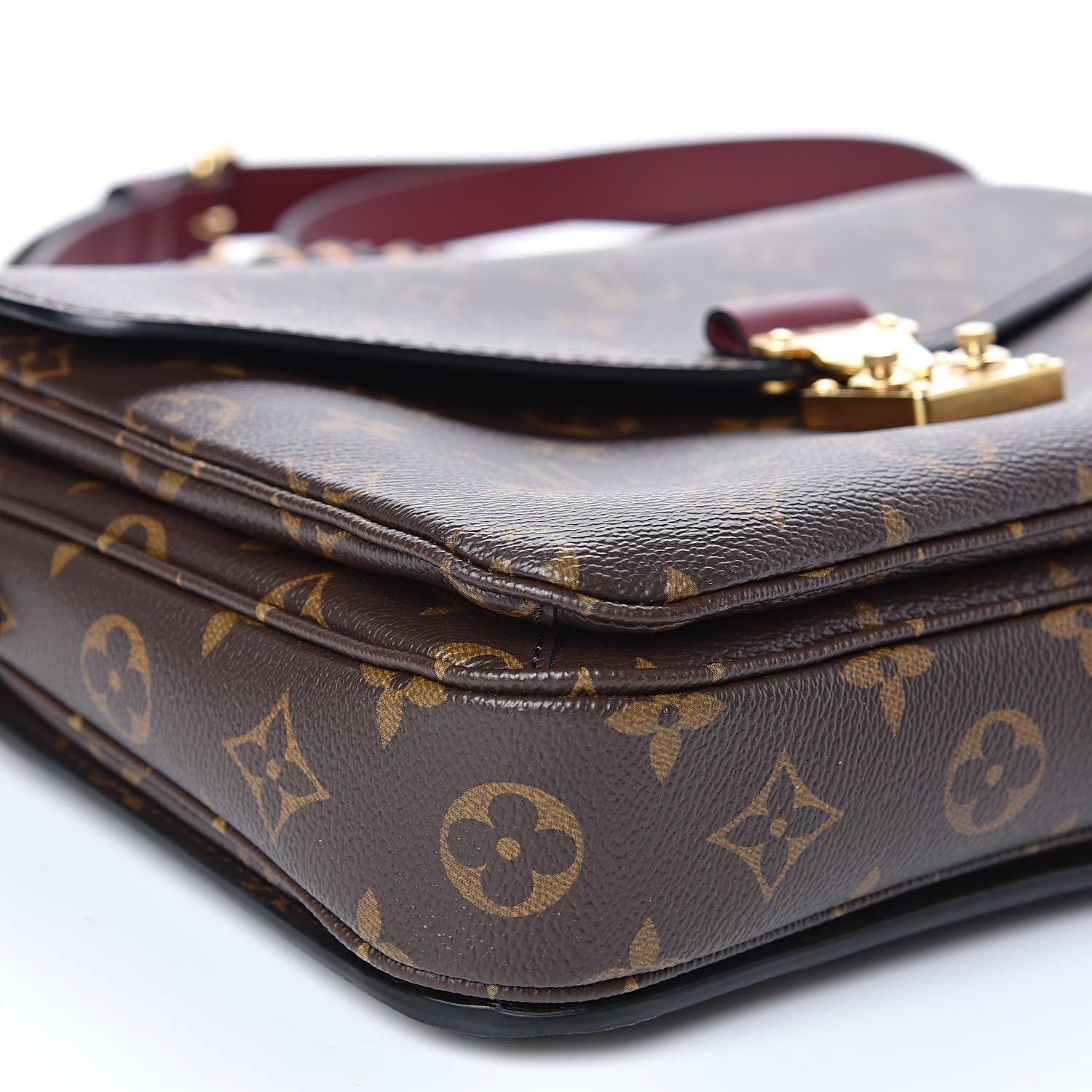 Louis Vuitton Monogram Braided Pochette Metis Safran 7 of 9