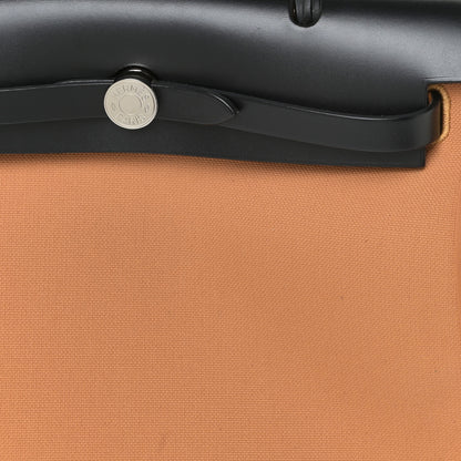 Hermes Vache Hunter Toile Herbag Zip PM 31 Sable Black 7 of 11