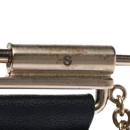 Chanel Calfskin CC Wide Cuff S Navy 5 of 8