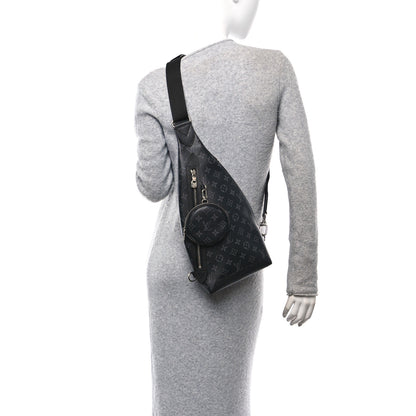Louis Vuitton Taigarama Duo Slingbag Black 2 of 9