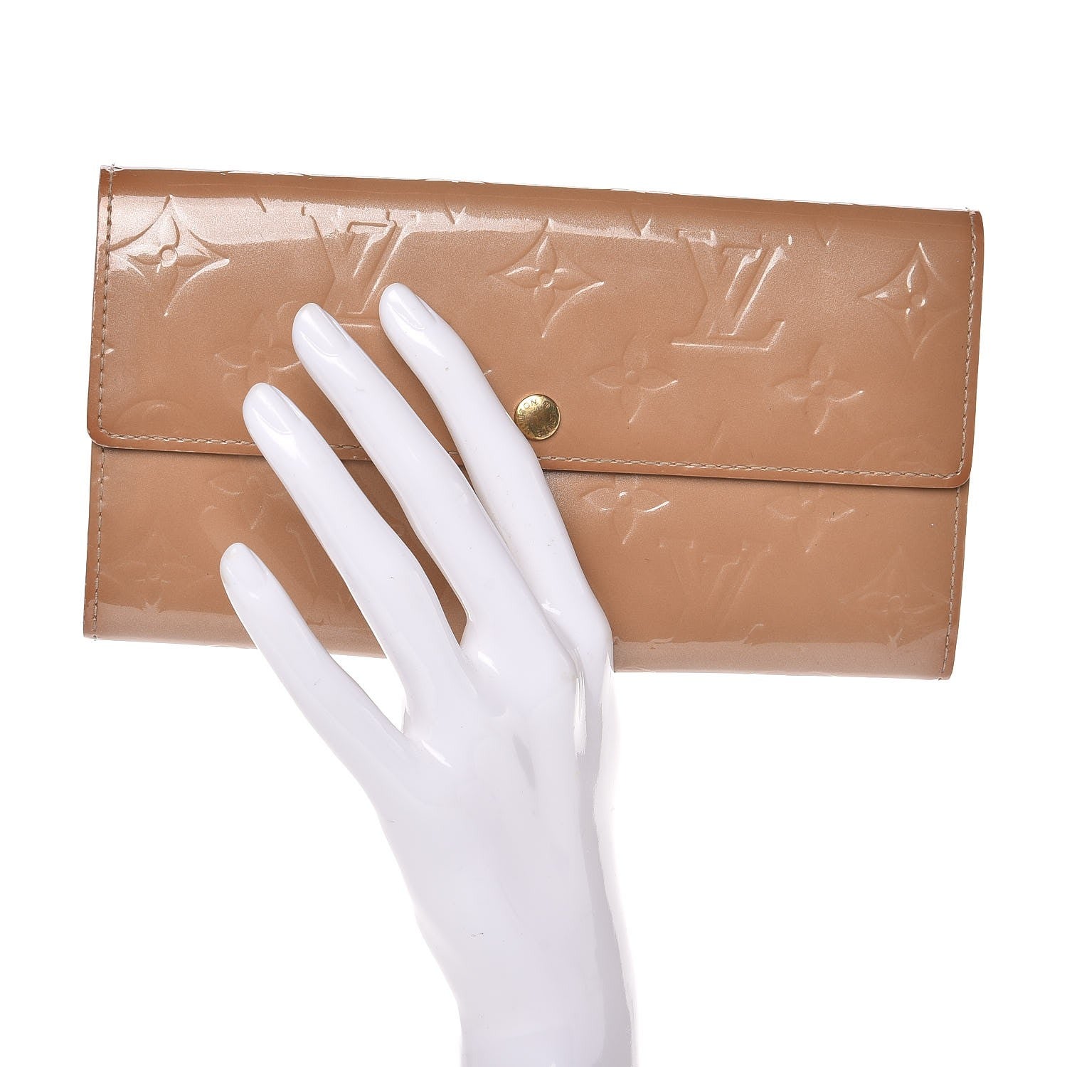 Louis Vuitton Vernis Sarah Wallet Noisette 2 of 8
