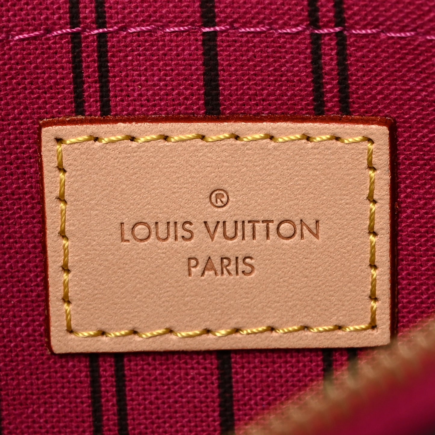 Monogram Neverfull MM GM Pochette Pivoine