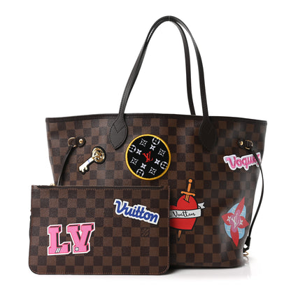 Louis Vuitton Damier Ebene Travel Stickers Neo Neverfull MM 3 of 10