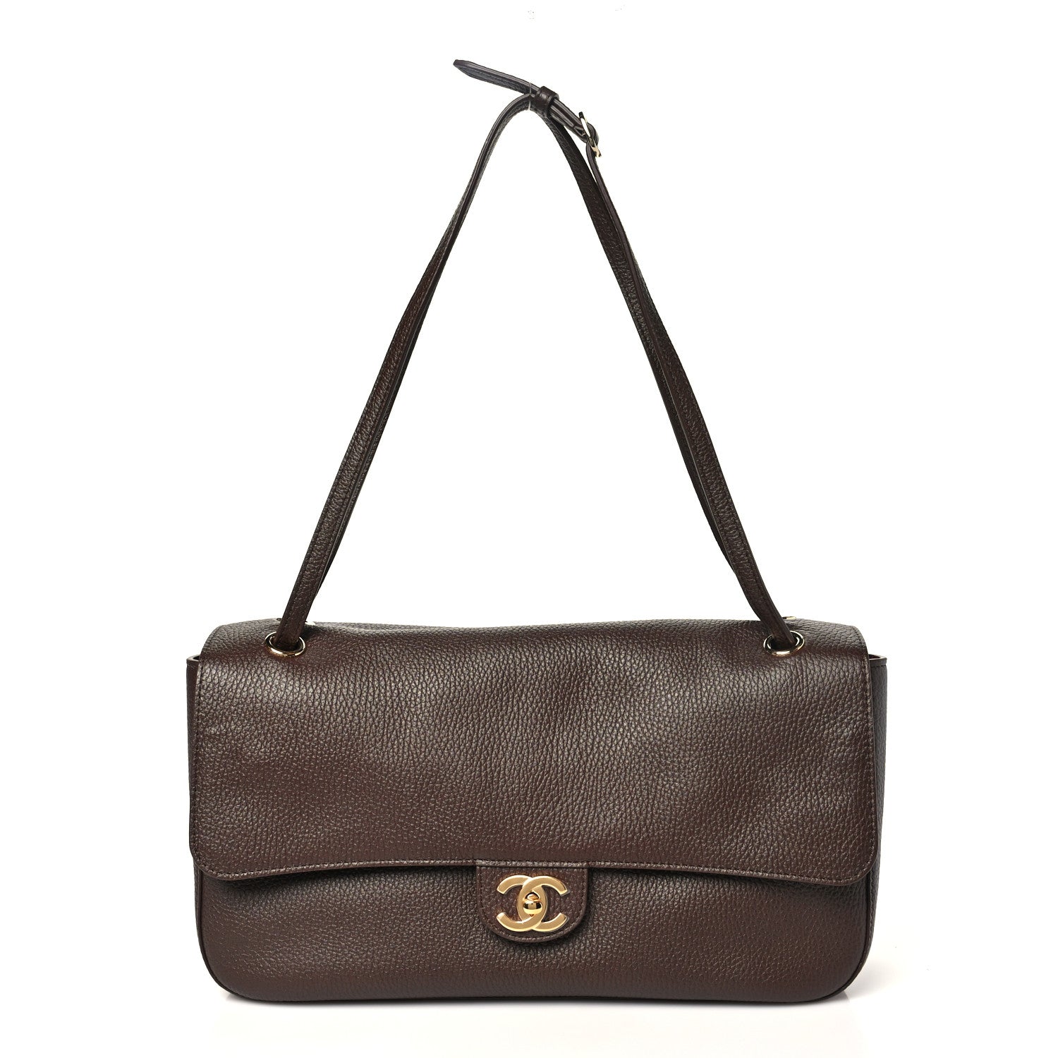 Chanel Grained Calfskin Small Souplissimo Maxi Flap Light Brown 1 of 10
