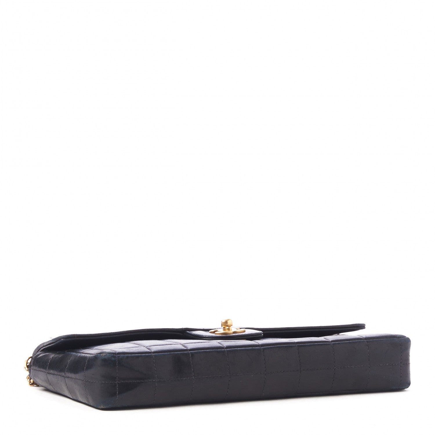 Chanel Lambskin East West Chocolate Bar Flap Black 4 of 10