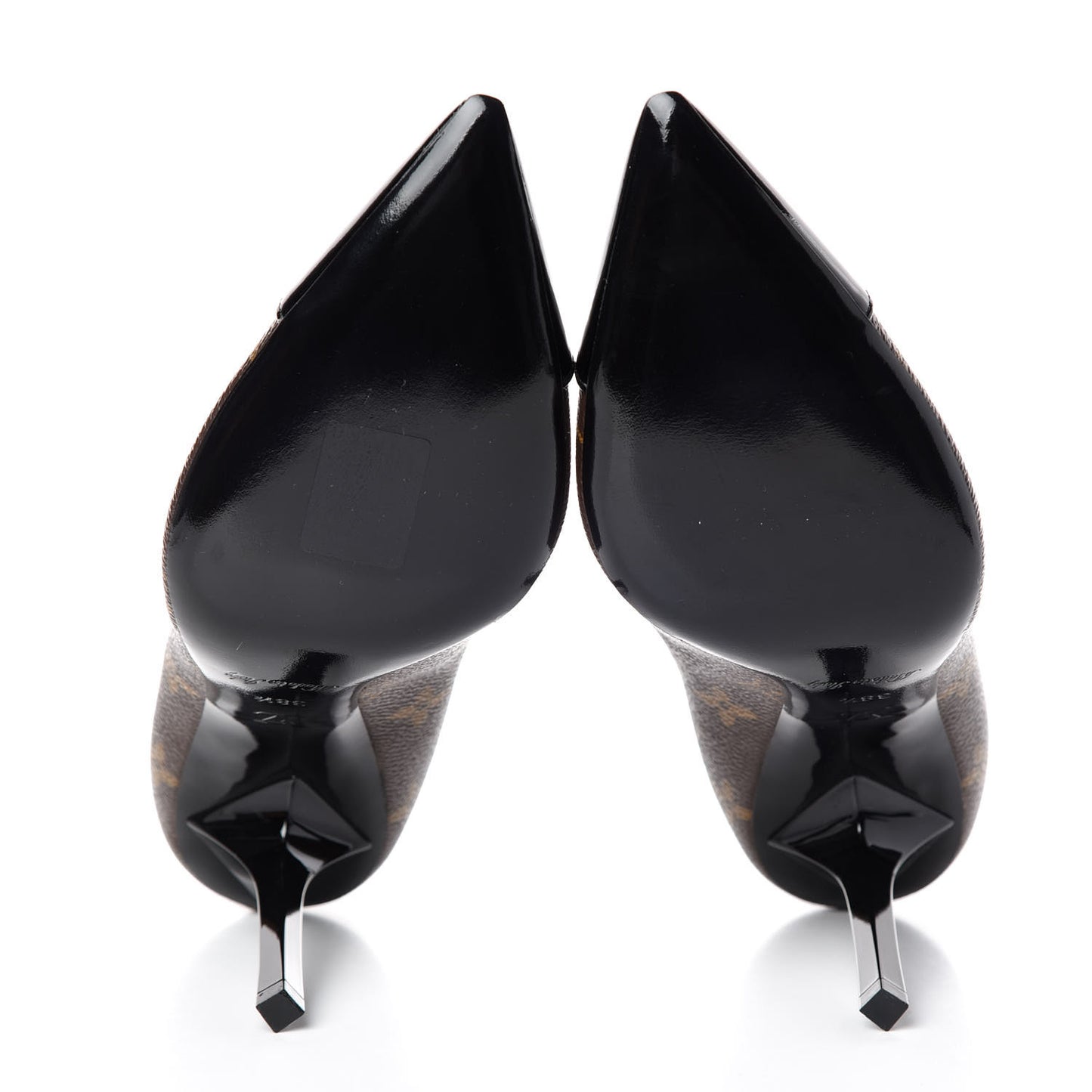Patent Monogram Fetish Pumps 38.5