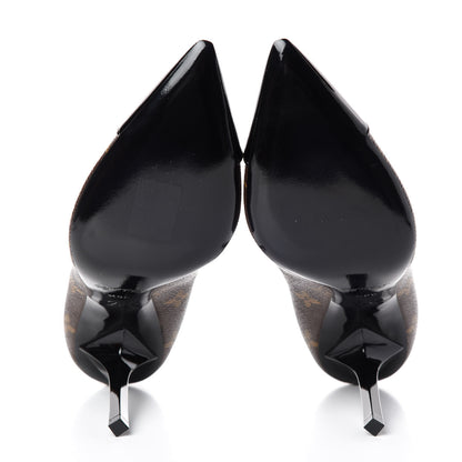 Louis Vuitton Patent Monogram Fetish Pumps 38.5 5 of 8