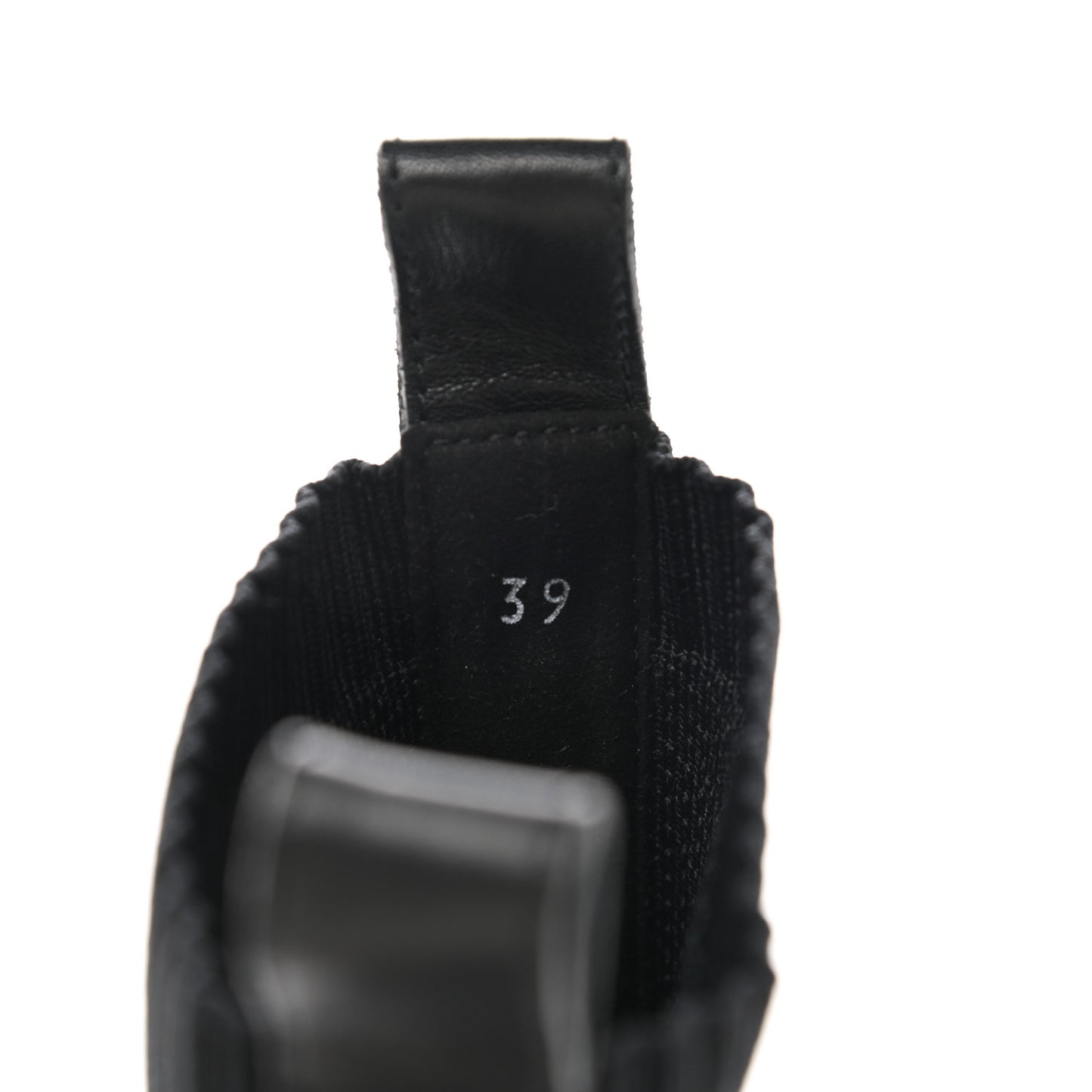 Technical Canvas Goatskin Fun Sneakers 39 Black White