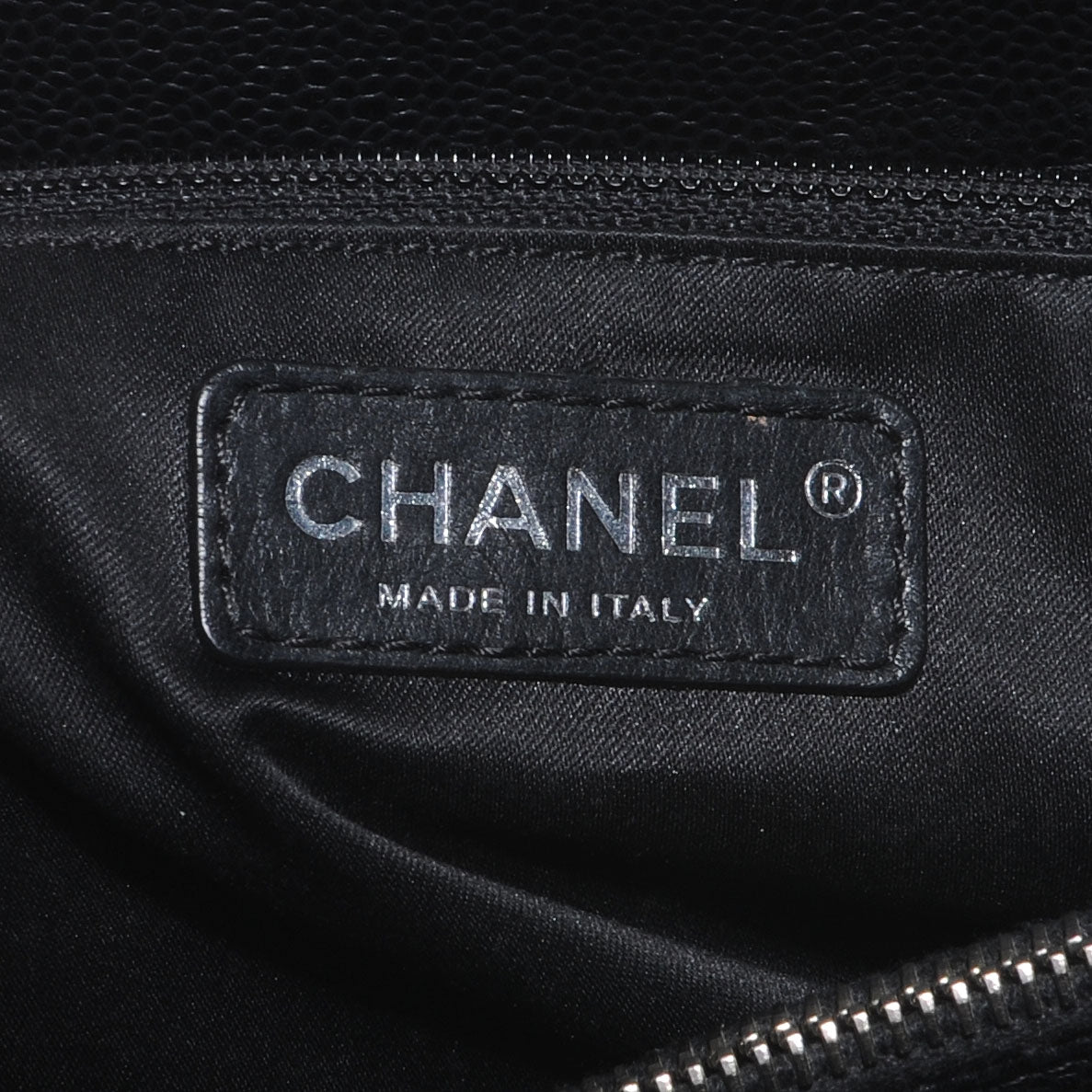 Chanel Caviar Grand Shopping Tote GST Black 6 of 7