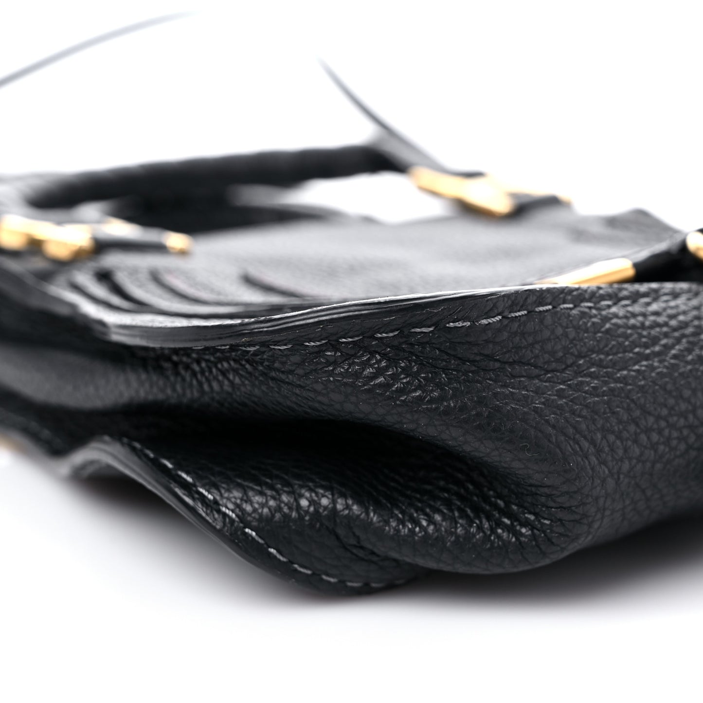 Calfskin Mini Marcie Satchel Black