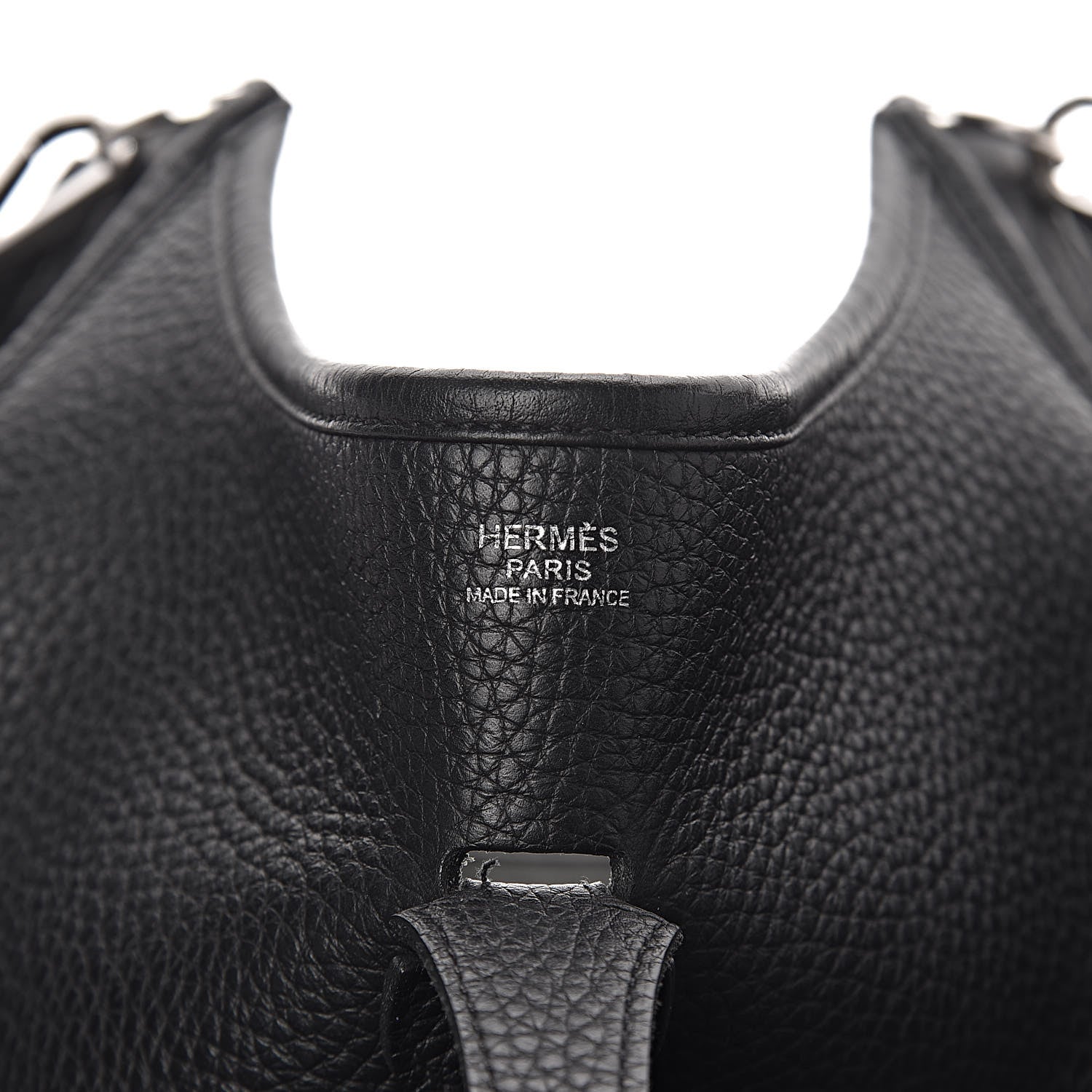 Hermes Taurillon Clemence Evelyne III PM Black 6 of 11