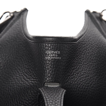 Hermes Taurillon Clemence Evelyne III PM Black 6 of 11