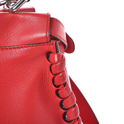 Fendi Calfskin Lace Up Medium Peekaboo Iconic Satchel Caipiroska 8 of 12
