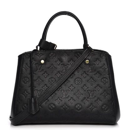 Louis Vuitton Empreinte Montaigne MM Black 1 of 15