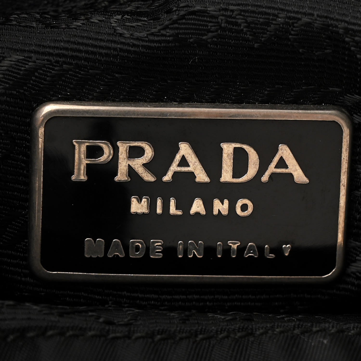 Prada Tessuto Nylon Vela Cinch Backpack Black 6 of 11